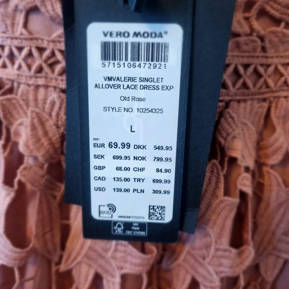 Eyelet Cocktail Dress - Picture 3 of 3